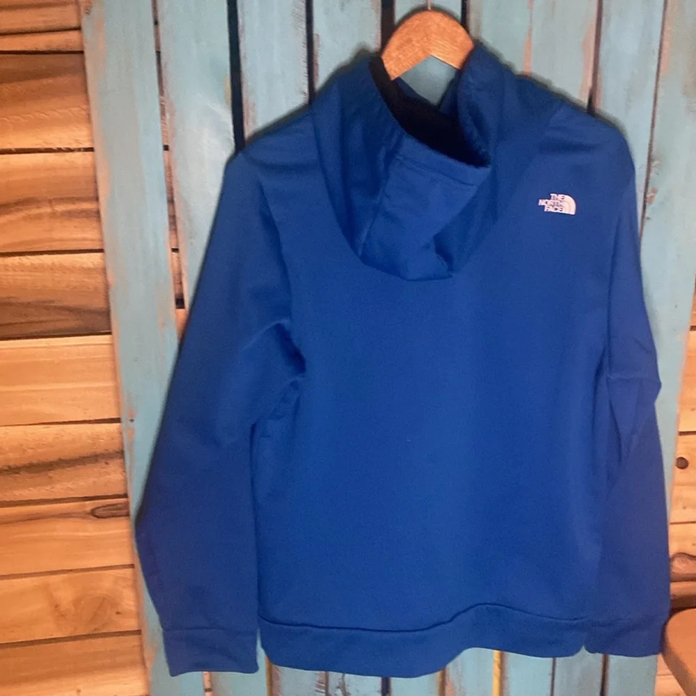 The North Face pullover hoodie sweatshirt size medium blue and white